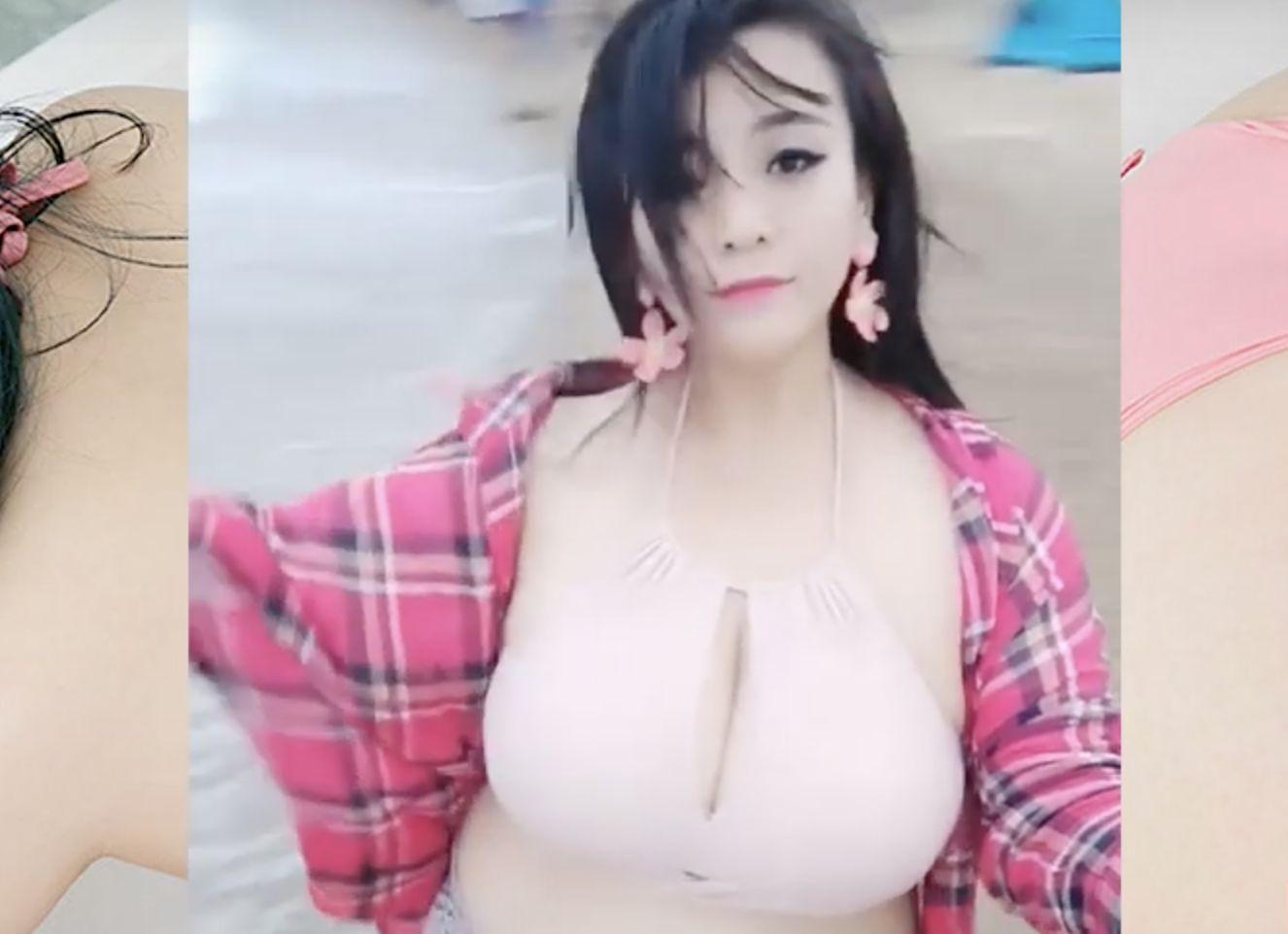 Chinese girl with big boobs