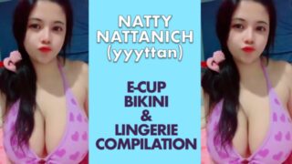 Natty Nattanich Bikini and her huge Thai boobs